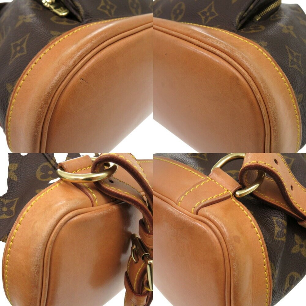 LOUIS VUITTON Authentic Brown Monogram Backpack - Picture 10 of 11
